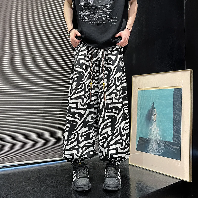 Свободные мужские повседневные брюки, лето 2025, новый стиль, брюки-фонарики с принтом тай-дай, брюки-шаровары из ледяного шелка, мужские модные брюки в китайском стиле
Свободные мужские повседневные брюки, лето 2025, новый стиль, брюки-фонарики с принтом тай-дай, брюки-шаровары из ледяного шелка, мужские модные брюки в китайском стиле