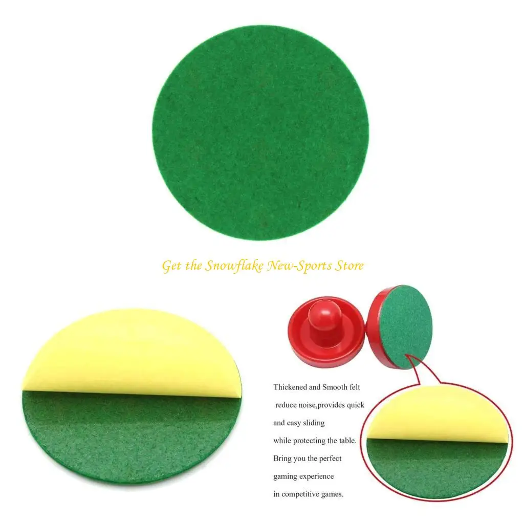 E56D Air Hockey Mallet Felt Pad, 10pcs Air Hockey Table Felt Pushers Replacement Felt Pad Felt Sticker for Air Hockey Pushers
E56D Air Hockey Mallet Felt Pad, 10pcs Air Hockey Table Felt Pushers Replacement Felt Pad Felt Sticker for Air Hockey Pushers