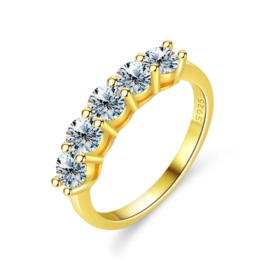 S925 Silver Moissanite Ring with Diamonds Luxurious and Gorgeous Style for Weddings Banquets and Dress Matching
S925 Silver Moissanite Ring with Diamonds Luxurious and Gorgeous Style for Weddings Banquets and Dress Matching