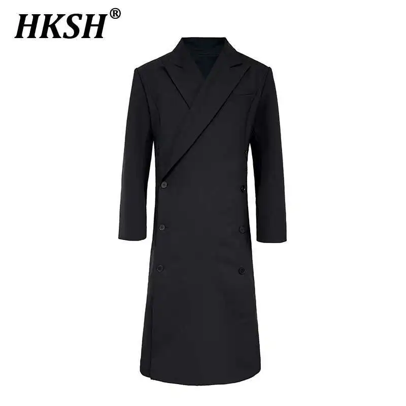 HKSH 2024, весна-осень-зима, новые мужские элегантные плащи, двубортный пиджак с подплечниками, шикарная ветровка HK3219
HKSH 2024, весна-осень-зима, новые мужские элегантные плащи, двубортный пиджак с подплечниками, шикарная ветровка HK3219