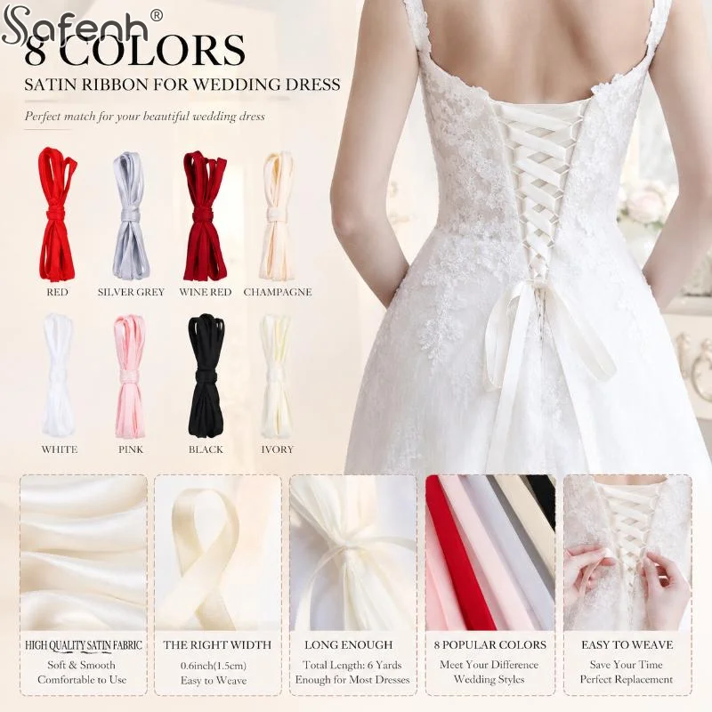 4M Long Soft Ribbon Strap Multi Color Back Lacing Band For Wedding Dress Evening Gown DIY Garment Decoration
4M Long Soft Ribbon Strap Multi Color Back Lacing Band For Wedding Dress Evening Gown DIY Garment Decoration