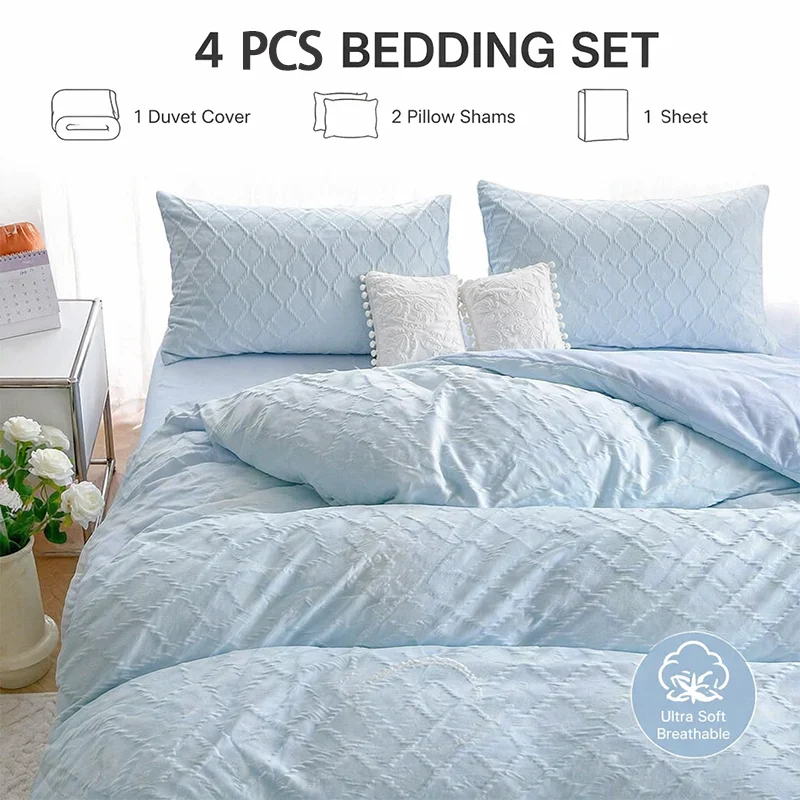 2025 New Bed Cover Jet, Small Fresh Blue Duvet Cover, Skin Friendly Breathable Bedding, AB Version Double-sided Use
2025 New Bed Cover Jet, Small Fresh Blue Duvet Cover, Skin Friendly Breathable Bedding, AB Version Double-sided Use