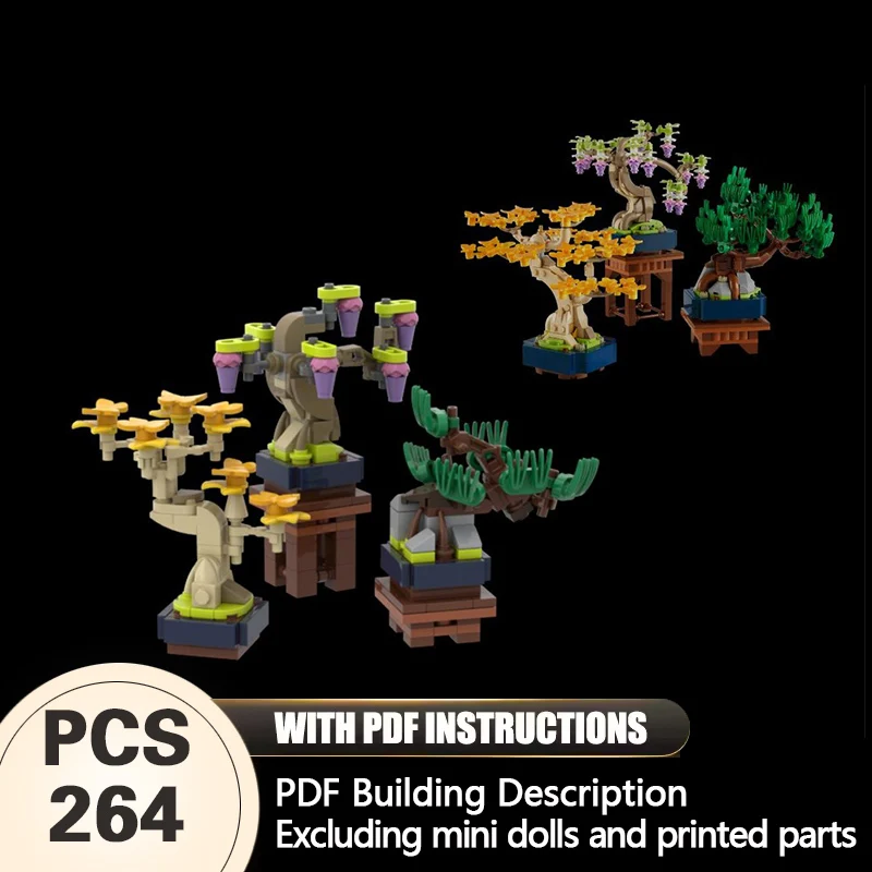 Creators Plant Series Model MOC Building Bricks Bonsai Trees Modular Technology Gifts Holiday Assemble Children Toys Suit
Creators Plant Series Model MOC Building Bricks Bonsai Trees Modular Technology Gifts Holiday Assemble Children Toys Suit