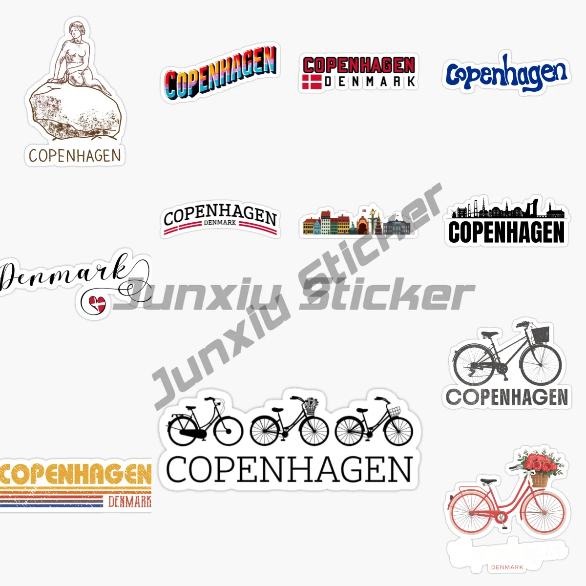 Copenhagen Is The Capital City and Port of The Kingdom of Denmark Vinyl Self-Adhesive Car Sticker Scenery Travel Car Accessories
Copenhagen Is The Capital City and Port of The Kingdom of Denmark Vinyl Self-Adhesive Car Sticker Scenery Travel Car Accessories