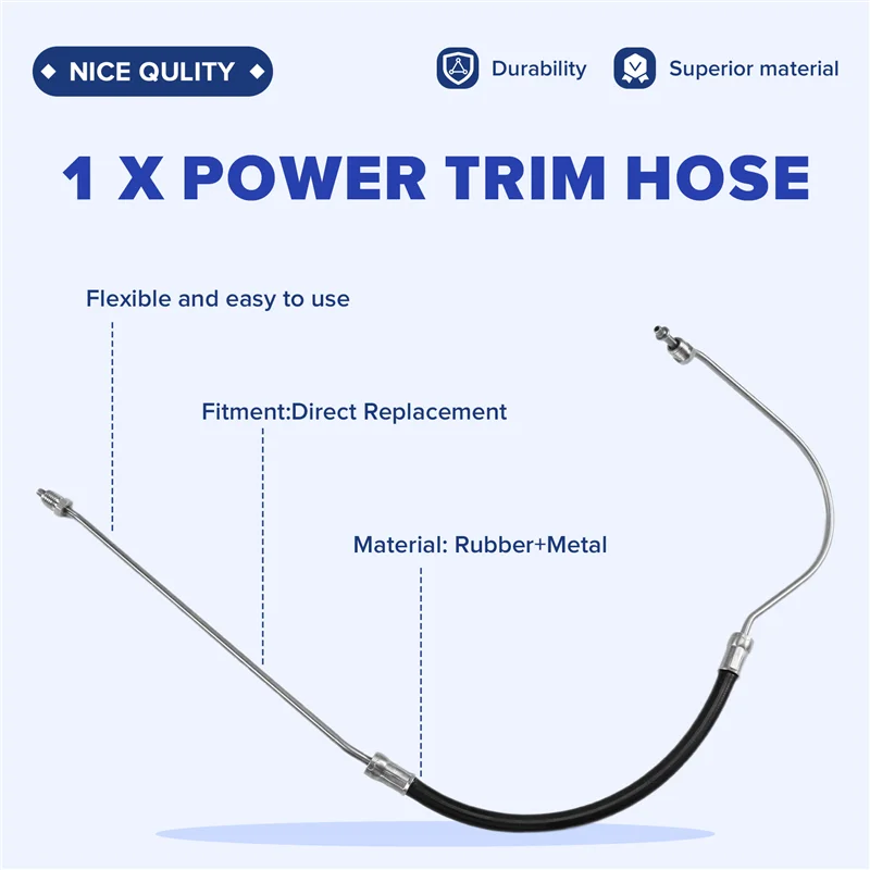 For Volvo Penta Power Trim Hose 3853856 Fits Models SX-C DP-S SX-SLT Part Numbers 983948 985616 879082 0985616 18-2134
For Volvo Penta Power Trim Hose 3853856 Fits Models SX-C DP-S SX-SLT Part Numbers 983948 985616 879082 0985616 18-2134