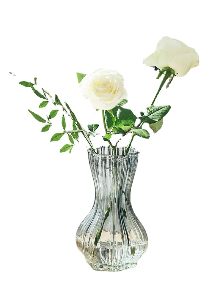 Vase Creative Decoration Living Room Flower Arrangement Glass Transparent Nordic Light Luxury Aquatic Flowers Rose
Vase Creative Decoration Living Room Flower Arrangement Glass Transparent Nordic Light Luxury Aquatic Flowers Rose