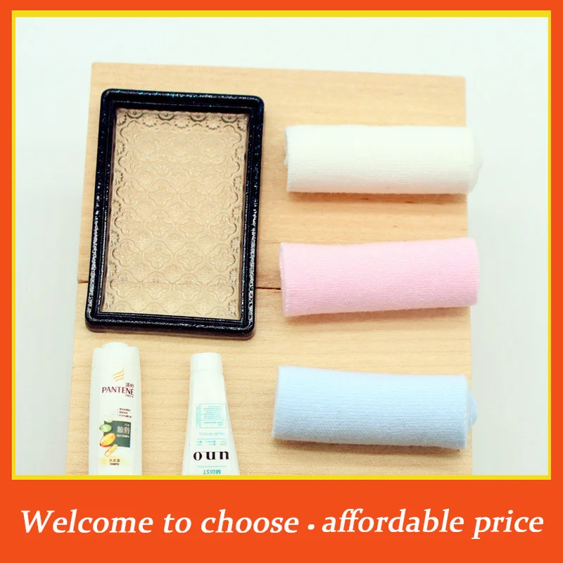New 1/12Dollhouse Simulation Facial Cleanser Shampoo Towel Set Dollhouse Miniature Bathroom Decoration Dolls House Accessories
New 1/12Dollhouse Simulation Facial Cleanser Shampoo Towel Set Dollhouse Miniature Bathroom Decoration Dolls House Accessories