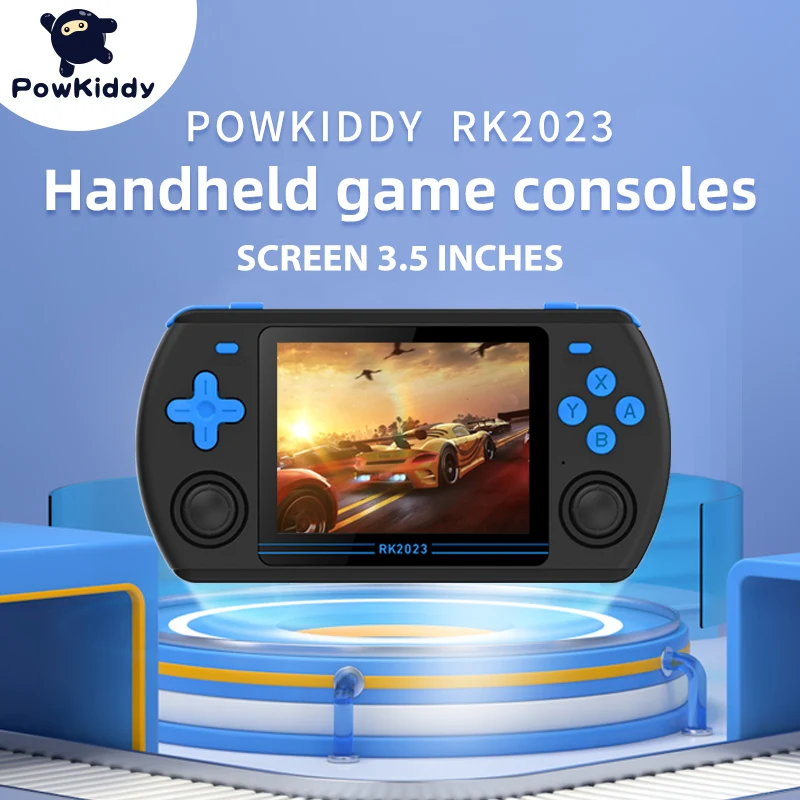 Портативная игровая консоль POWKIDDY RK2023 в стиле ретро, 3,5 дюйма, HD, портативная игровая консоль RK3566, эмулятор PS1 для игр
Портативная игровая консоль POWKIDDY RK2023 в стиле ретро, 3,5 дюйма, HD, портативная игровая консоль RK3566, эмулятор PS1 для игр