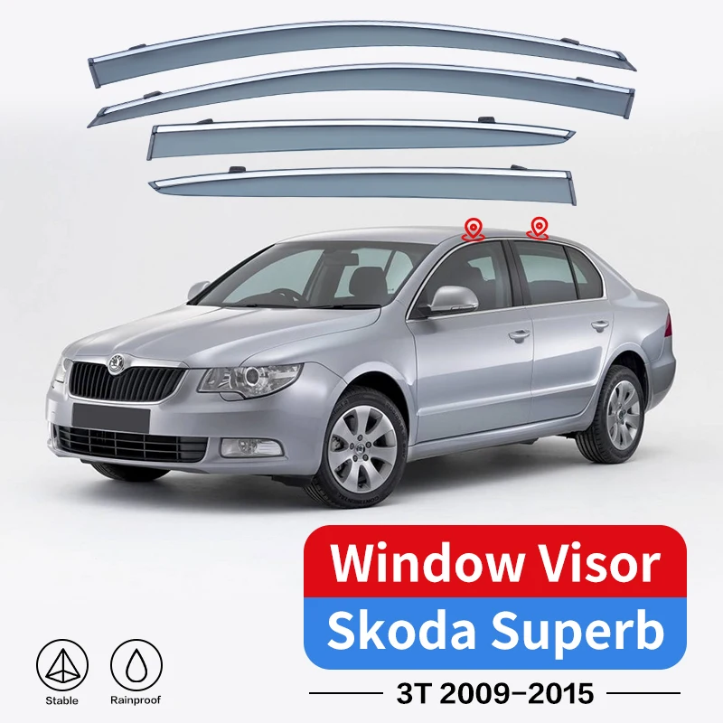 Window Visor For Skoda Superb 3T 2009-2015 Auto Door Visor Weather shields Window Protectors
Window Visor For Skoda Superb 3T 2009-2015 Auto Door Visor Weather shields Window Protectors