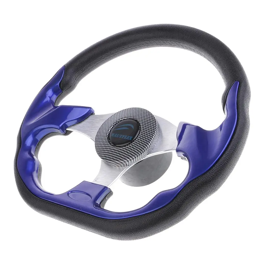 Performance Marine Boat Steering Wheel Black Blue PU Foam Cover for Pontoon Yacht Outboard Motor
Performance Marine Boat Steering Wheel Black Blue PU Foam Cover for Pontoon Yacht Outboard Motor