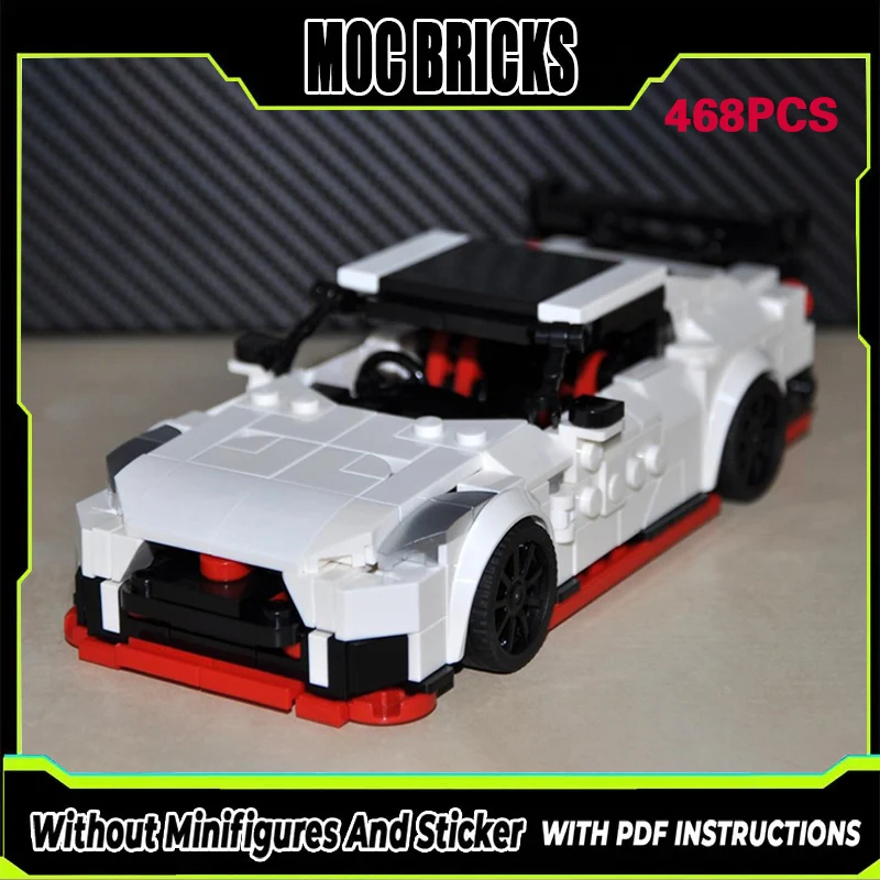Конструктор MOC: Модель гоночного автомобиля GT-R Nismo Hypercar. Модульная технология. Подарки. Набор для сборки. Детские игрушки.
Конструктор MOC: Модель гоночного автомобиля GT-R Nismo Hypercar. Модульная технология. Подарки. Набор для сборки. Детские игрушки.