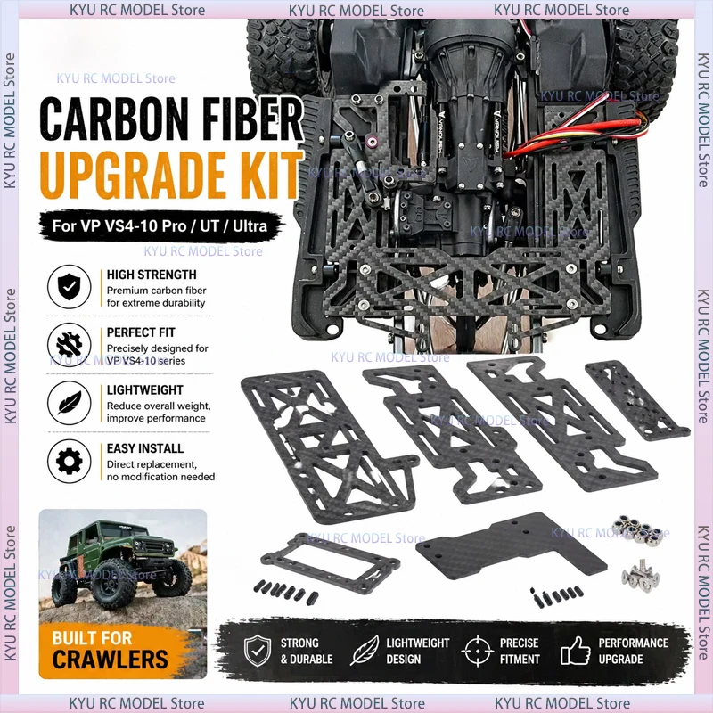 Phoenix High Strength Carbon Fiber Battery Plate Side Panels Esc Mount For Vp Vs4 10 Pro Ut Ultra Rc Crawler Upgrade Parts
Phoenix High Strength Carbon Fiber Battery Plate Side Panels Esc Mount For Vp Vs4 10 Pro Ut Ultra Rc Crawler Upgrade Parts