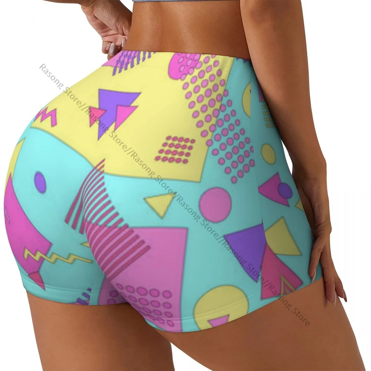 Push Up Short Elasticity Scrunch Butt Geometric 80s Memphis Style Running Shorts Sports Shorts Womens Clothes Gym
Push Up Short Elasticity Scrunch Butt Geometric 80s Memphis Style Running Shorts Sports Shorts Womens Clothes Gym