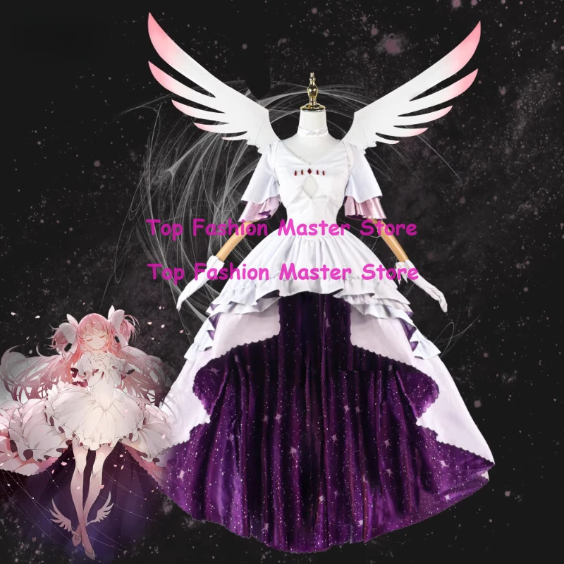 Anime Magical Girl Madoka Magica Cosplay Costume White Dress Halloween Carnival Party Outfit
Anime Magical Girl Madoka Magica Cosplay Costume White Dress Halloween Carnival Party Outfit