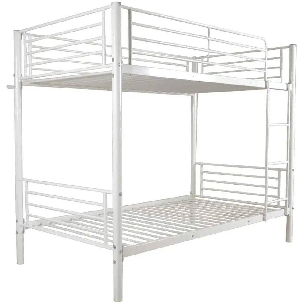 Twin Over Twin Metal Bunk Bed with Ladder and Safety Rail, Ideal for Kids, Teens & Adults, No Box Spring Needed
Twin Over Twin Metal Bunk Bed with Ladder and Safety Rail, Ideal for Kids, Teens & Adults, No Box Spring Needed