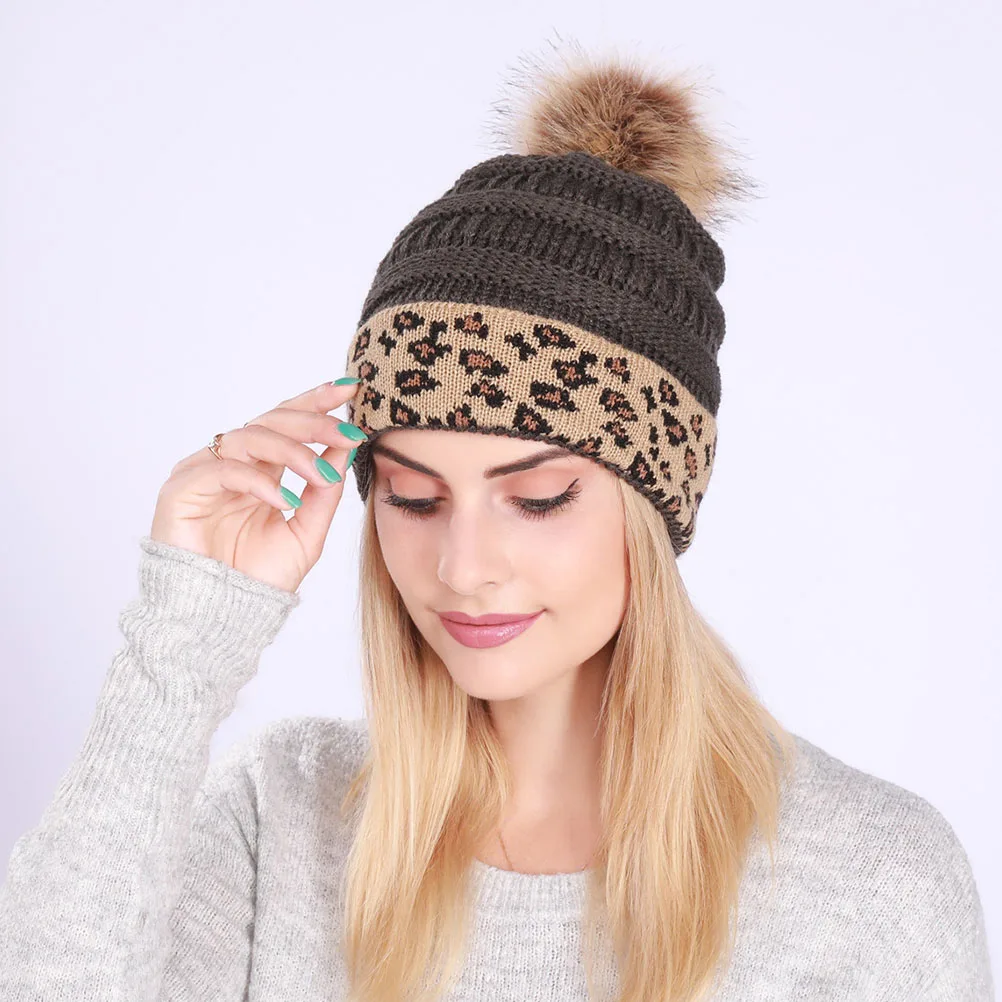 Leopard Leopard Beanie Knitted Beanie Warm For Winter Outdoor Soft Stretchy Pom Pom Hat Delicate Knitted Hat
Leopard Leopard Beanie Knitted Beanie Warm For Winter Outdoor Soft Stretchy Pom Pom Hat Delicate Knitted Hat
