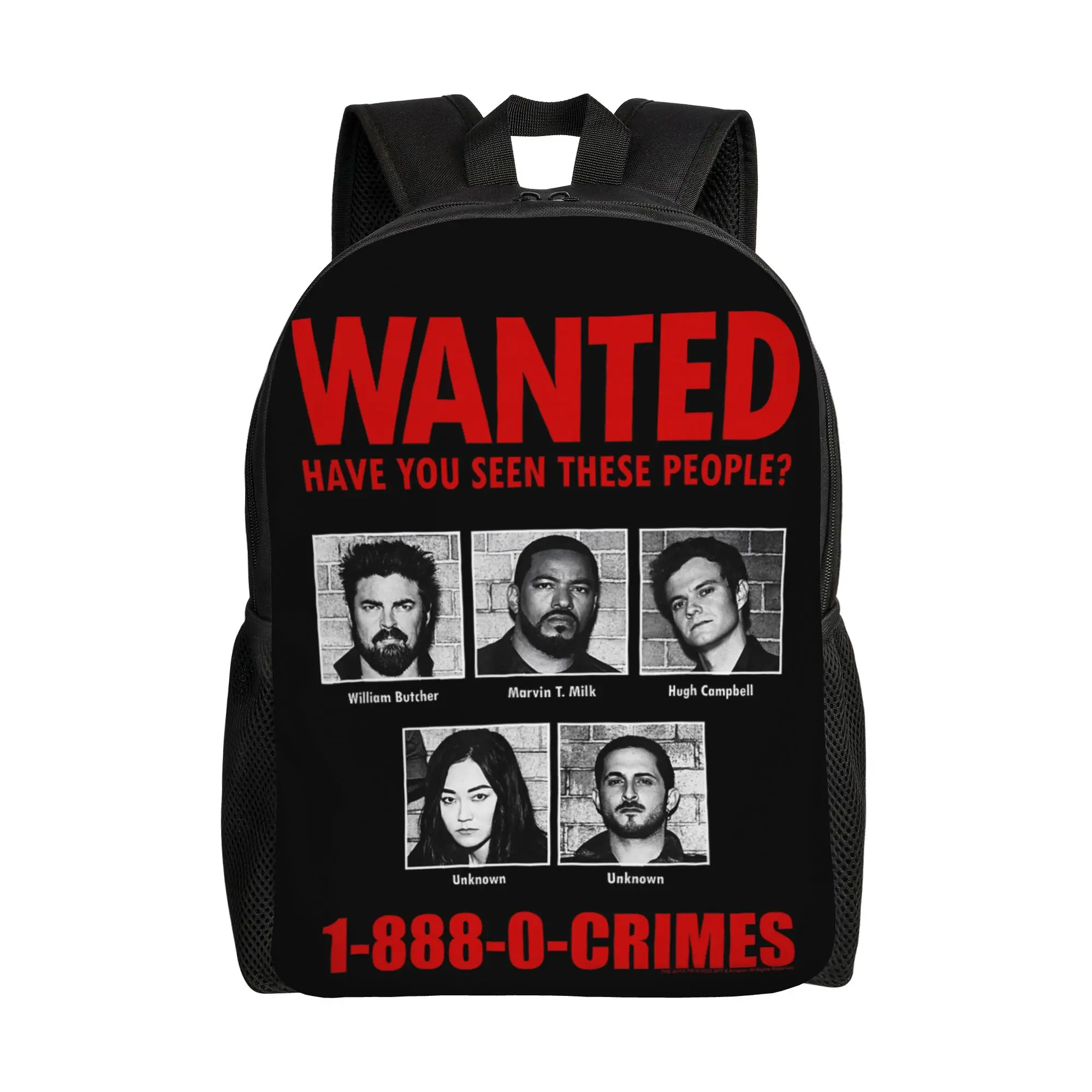 Back to school season Casual The Boys Anti Supe Wanted Poster Superhero Rucksack The Boys Unisex College Bag Backpack
Back to school season Casual The Boys Anti Supe Wanted Poster Superhero Rucksack The Boys Unisex College Bag Backpack