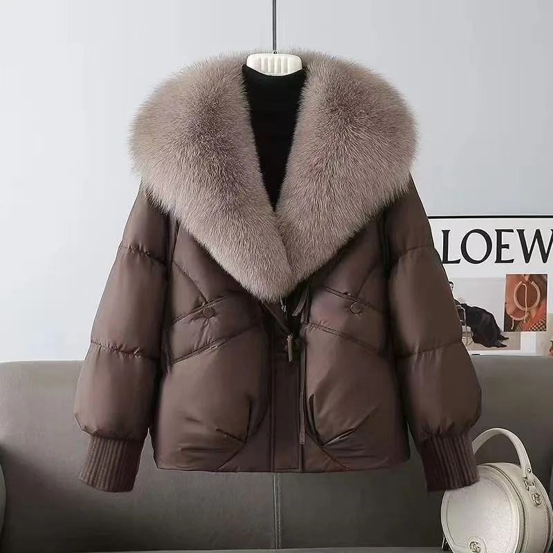 Women's Thiened ort Cotton Jaet Winter Outerwear Warm Fur Collar Non-Quilted Zipper Closure Long Sve Regular Fit
Women's Thiened ort Cotton Jaet Winter Outerwear Warm Fur Collar Non-Quilted Zipper Closure Long Sve Regular Fit