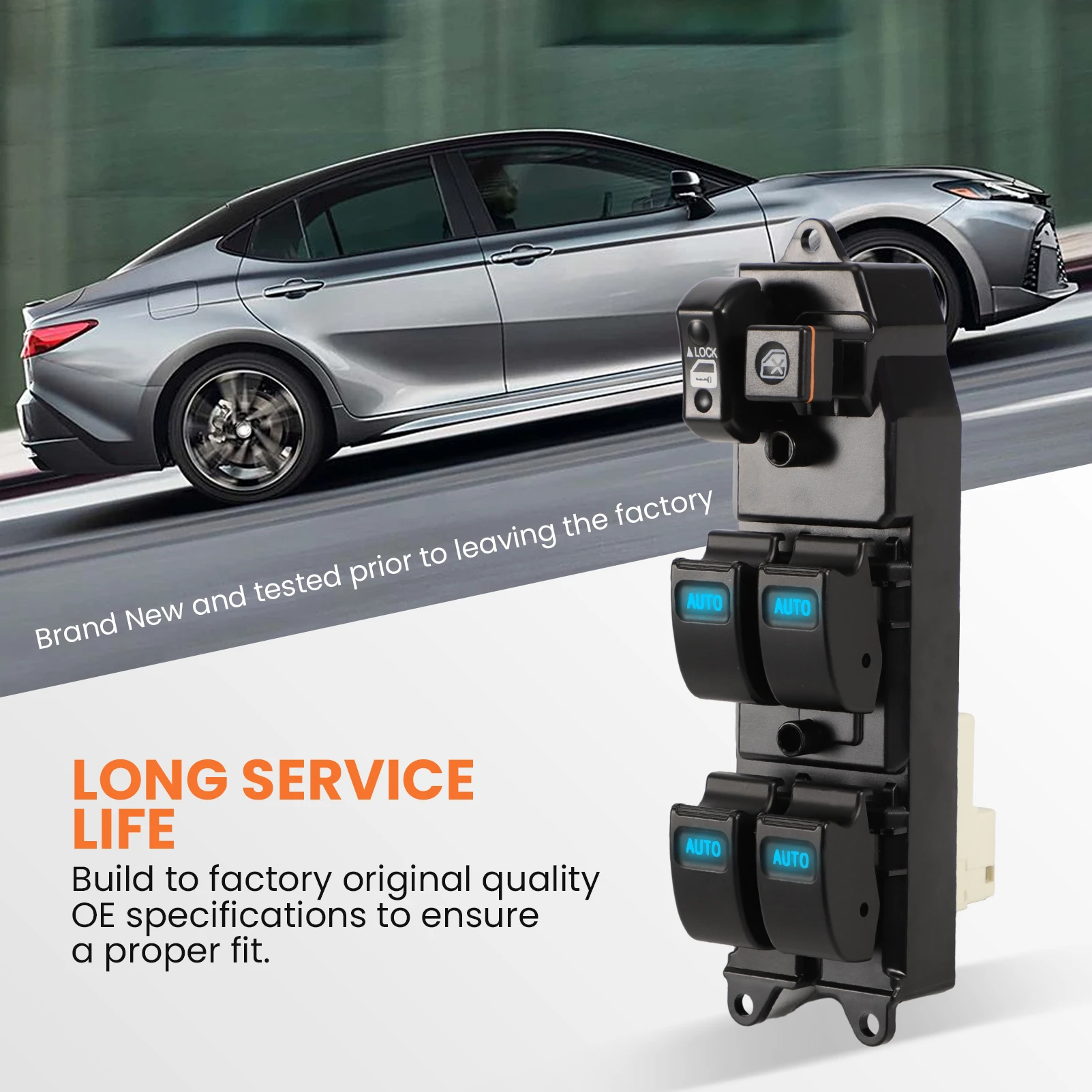 84820-12480 Master Power Window Switch Lift for Toyota Corolla 2000-2008 Camry 2002-2006 Sienna
84820-12480 Master Power Window Switch Lift for Toyota Corolla 2000-2008 Camry 2002-2006 Sienna