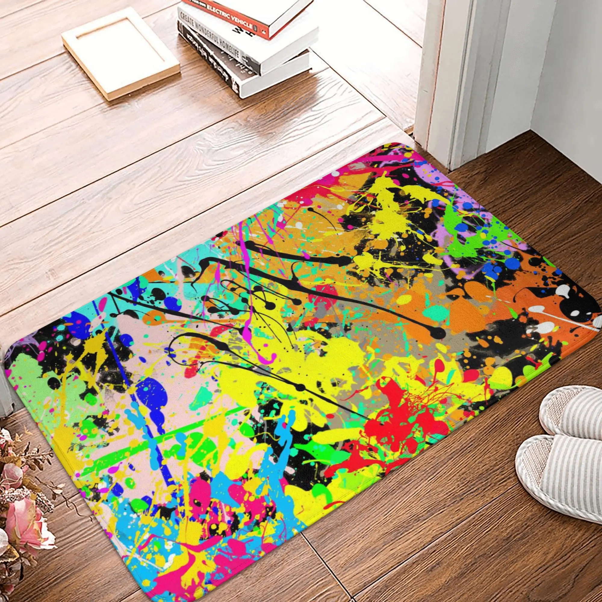 Street Pop Art Graffiti Doormat Anti-Slip Bathroom Kitchen Mat Living Room Door Floor Entrance Carpet Rug
Street Pop Art Graffiti Doormat Anti-Slip Bathroom Kitchen Mat Living Room Door Floor Entrance Carpet Rug
