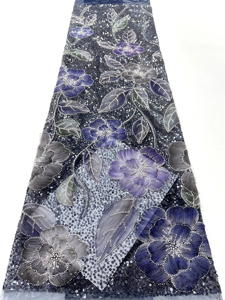 Popular African Handmade Beaded Lace Fabric 2025 French Nigerian Sequin Embroidered Lace Fabric Party Wedding Dress Material
Popular African Handmade Beaded Lace Fabric 2025 French Nigerian Sequin Embroidered Lace Fabric Party Wedding Dress Material
