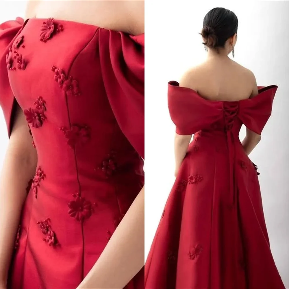 Customized High Quality Red Satin Evening Dress Modern Off The Shoulder Sleeveless Homecoming Dress Special Occasion G
Customized High Quality Red Satin Evening Dress Modern Off The Shoulder Sleeveless Homecoming Dress Special Occasion G