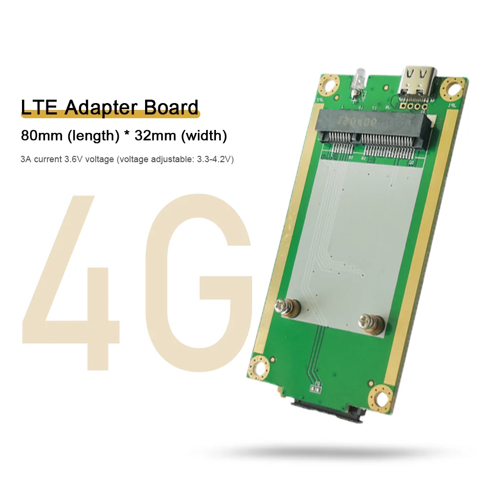 4G LTE Industrial Mini PCIe To USB Adapter(Type-C USB3.1) W/SIM Card Slot Type-C To USB Cable for WWAN/LTE 3G/4G Wireless Module
4G LTE Industrial Mini PCIe To USB Adapter(Type-C USB3.1) W/SIM Card Slot Type-C To USB Cable for WWAN/LTE 3G/4G Wireless Module