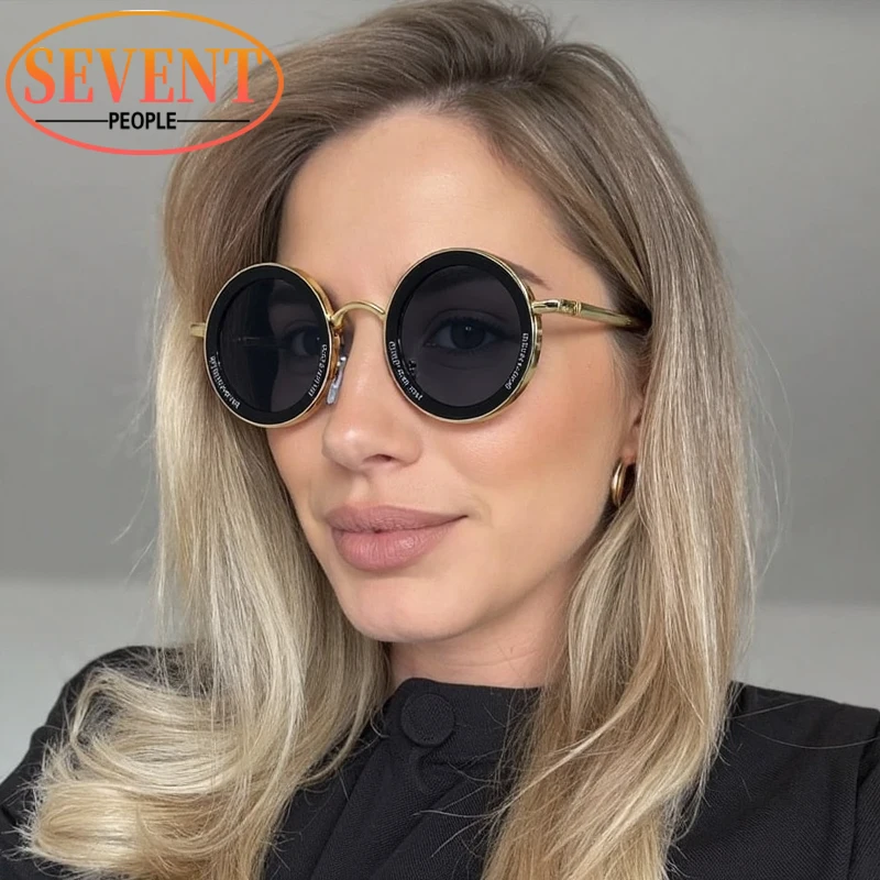 Retro Small Round Steampunk Sunglasses Women 2026 Luxury Brand Vintage Metal Frame Sun Glasses For Men Punk Driving Eyewear
Retro Small Round Steampunk Sunglasses Women 2026 Luxury Brand Vintage Metal Frame Sun Glasses For Men Punk Driving Eyewear