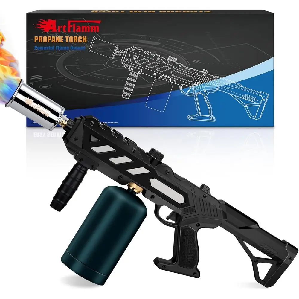 Adjustable Flame Propane Torch for Kitchen Grilling, BBQ, Welding, and Camping (Tank Not Included)
Adjustable Flame Propane Torch for Kitchen Grilling, BBQ, Welding, and Camping (Tank Not Included)