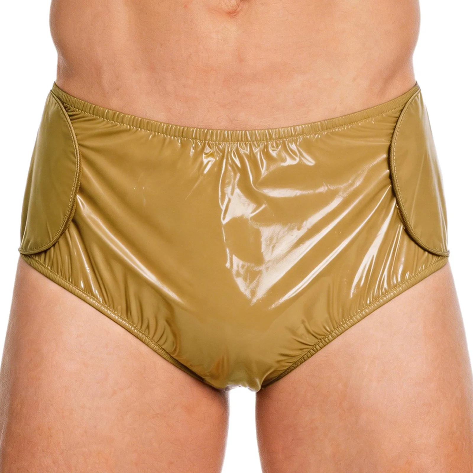 Adult Men Vinyl Waterproof Special Need Reusable Diaper Cover Incontinence Briefs Underwear with Hook And Loop Fastener at Sides
Adult Men Vinyl Waterproof Special Need Reusable Diaper Cover Incontinence Briefs Underwear with Hook And Loop Fastener at Sides