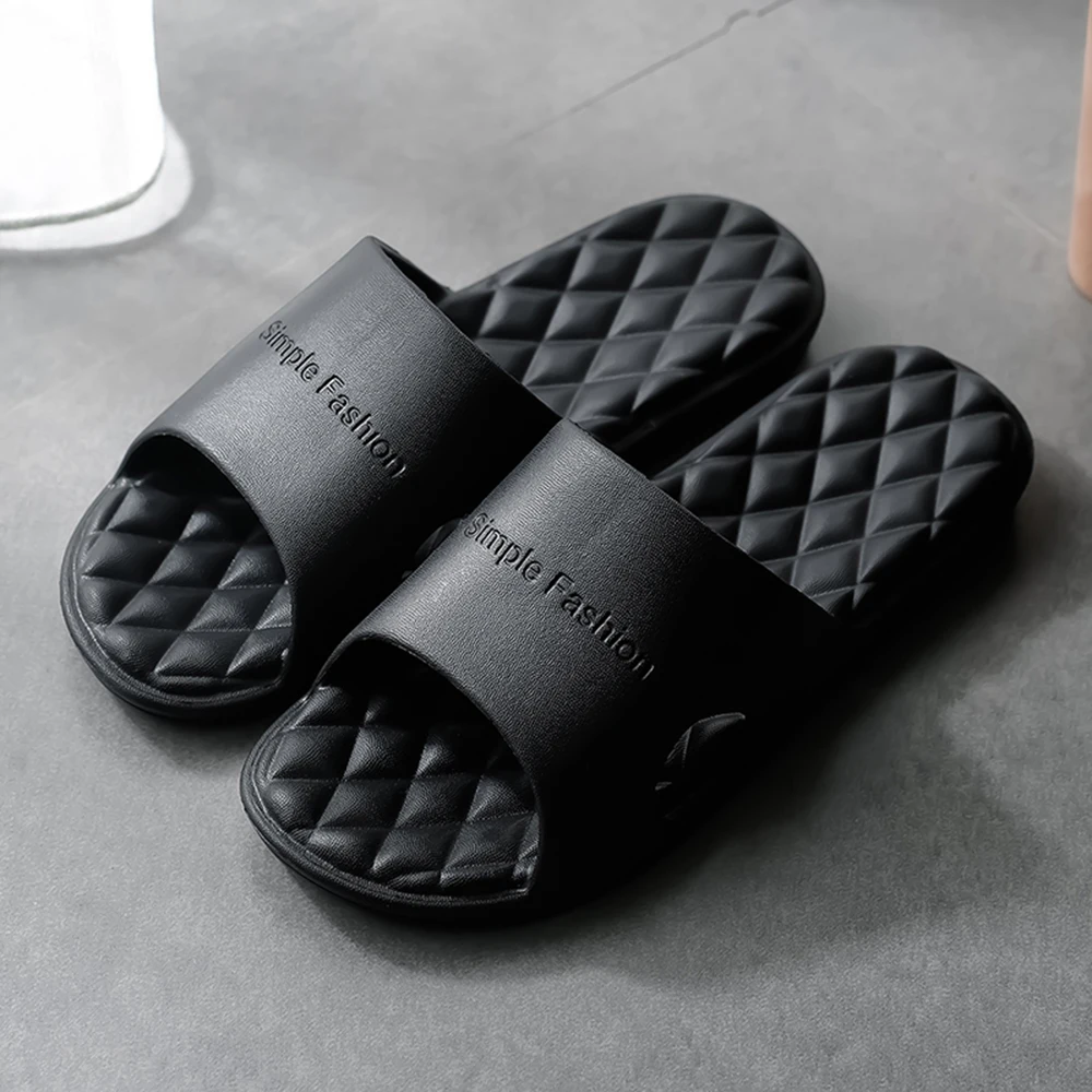 BASATU Men Thick Sole Slippers Hollow Slides Soft Sole Non-Slip Women Slippers Beach Sandals Bathroom Couple Home Shoes
BASATU Men Thick Sole Slippers Hollow Slides Soft Sole Non-Slip Women Slippers Beach Sandals Bathroom Couple Home Shoes