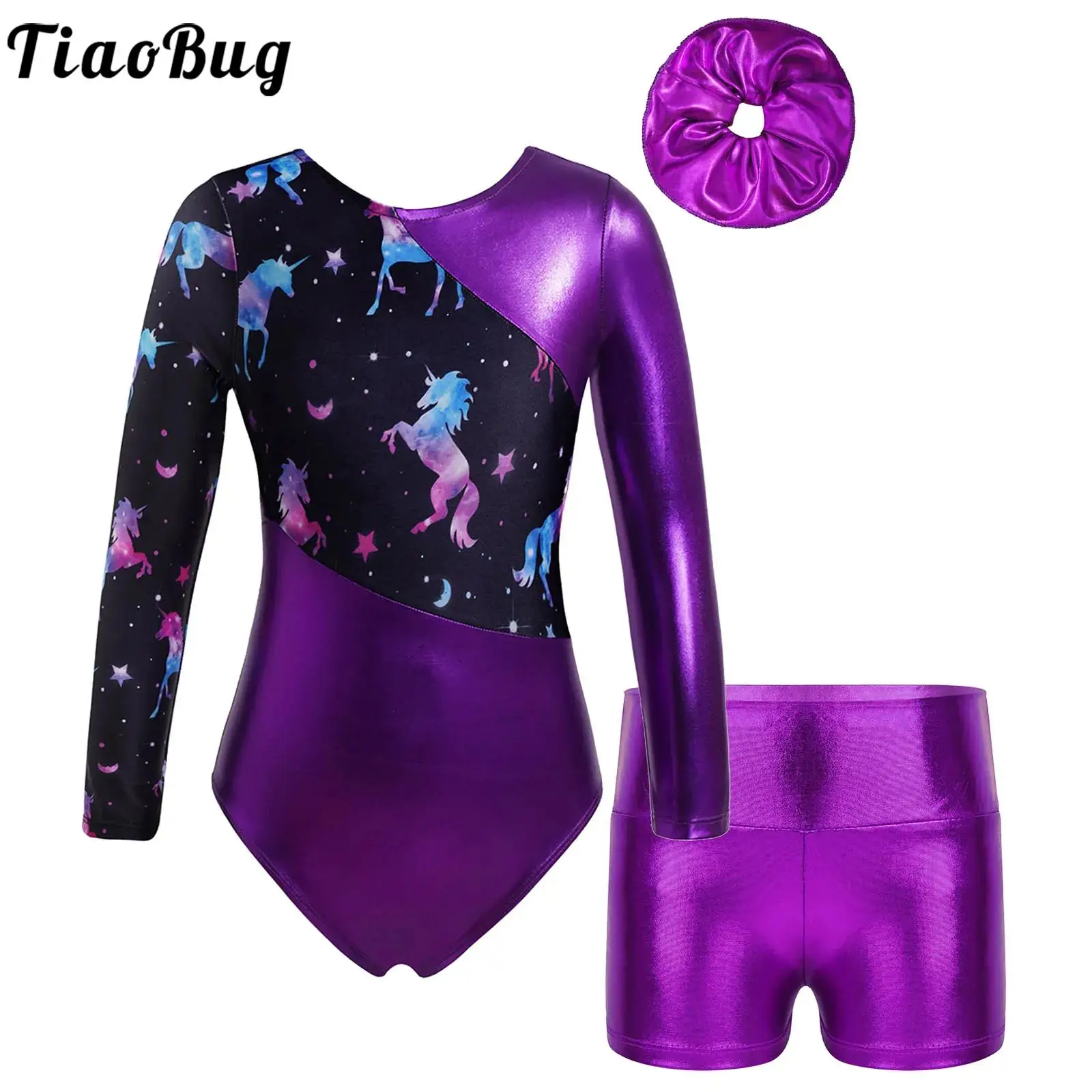Kids Girls Figure Skating Gymnastics Acrobatics Performance Costume Long Sleeve Printed Ballet Dance Workout Leotard with Shorts
Kids Girls Figure Skating Gymnastics Acrobatics Performance Costume Long Sleeve Printed Ballet Dance Workout Leotard with Shorts