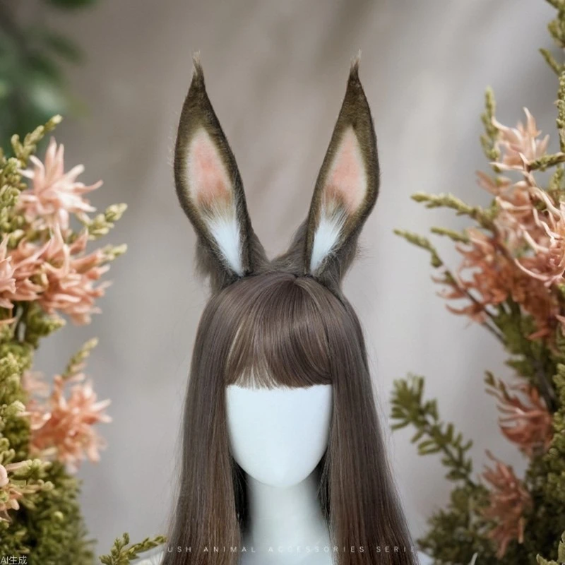 Handmade Plush Rabbit Ear Headband Cute Cosplay Headdress for Girls Arknights Style
Handmade Plush Rabbit Ear Headband Cute Cosplay Headdress for Girls Arknights Style