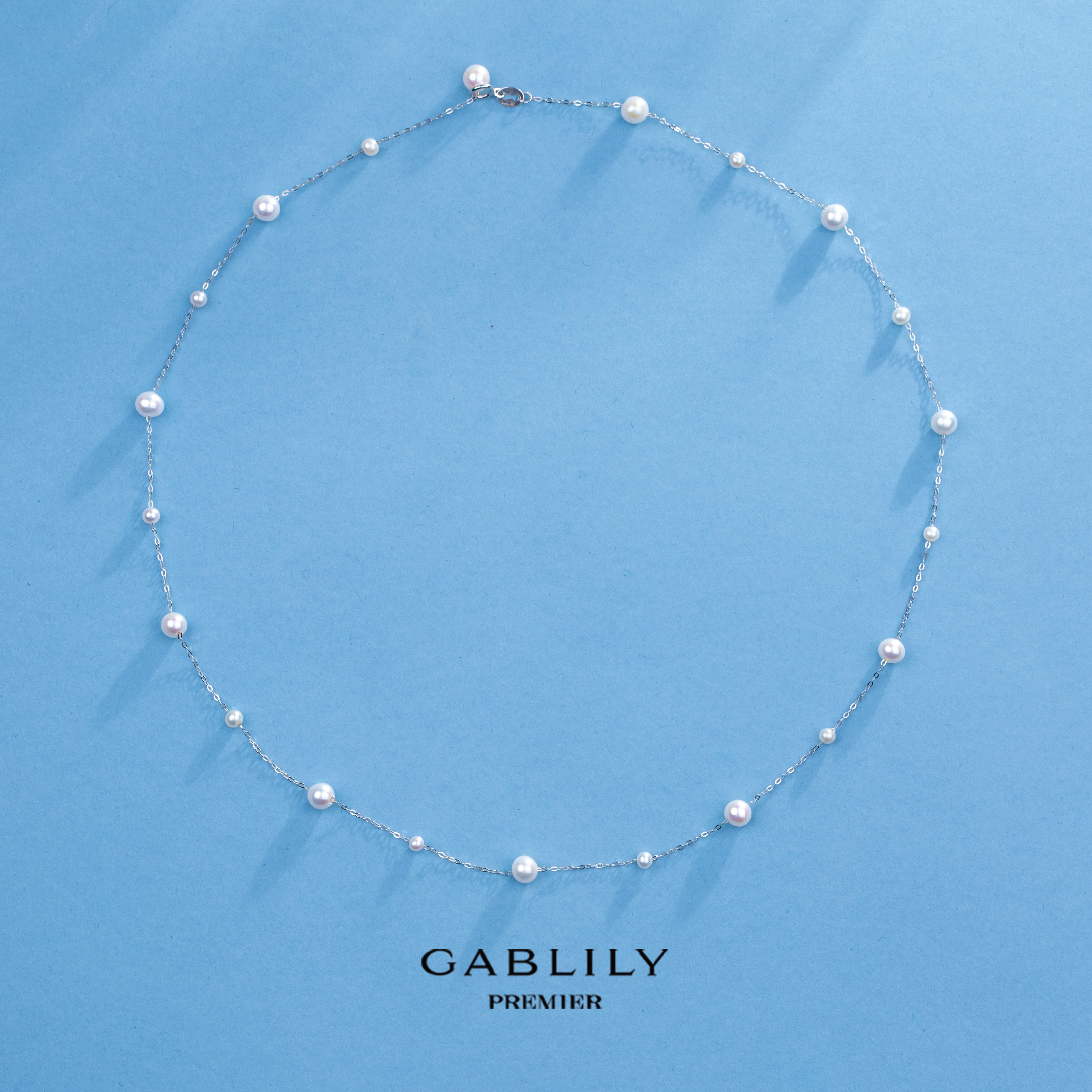 Gablily Premier S925 Silver Freshwater Pearl Necklace-21 Beads 3-6mm Fashionable and Elegant
Gablily Premier S925 Silver Freshwater Pearl Necklace-21 Beads 3-6mm Fashionable and Elegant