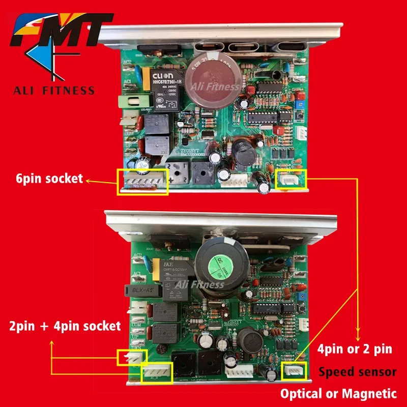 Replacemet Treadmill Motor Control board Controller ZY01SYT Treadmill Driver Motherboard Circuit board Power supply board
Replacemet Treadmill Motor Control board Controller ZY01SYT Treadmill Driver Motherboard Circuit board Power supply board