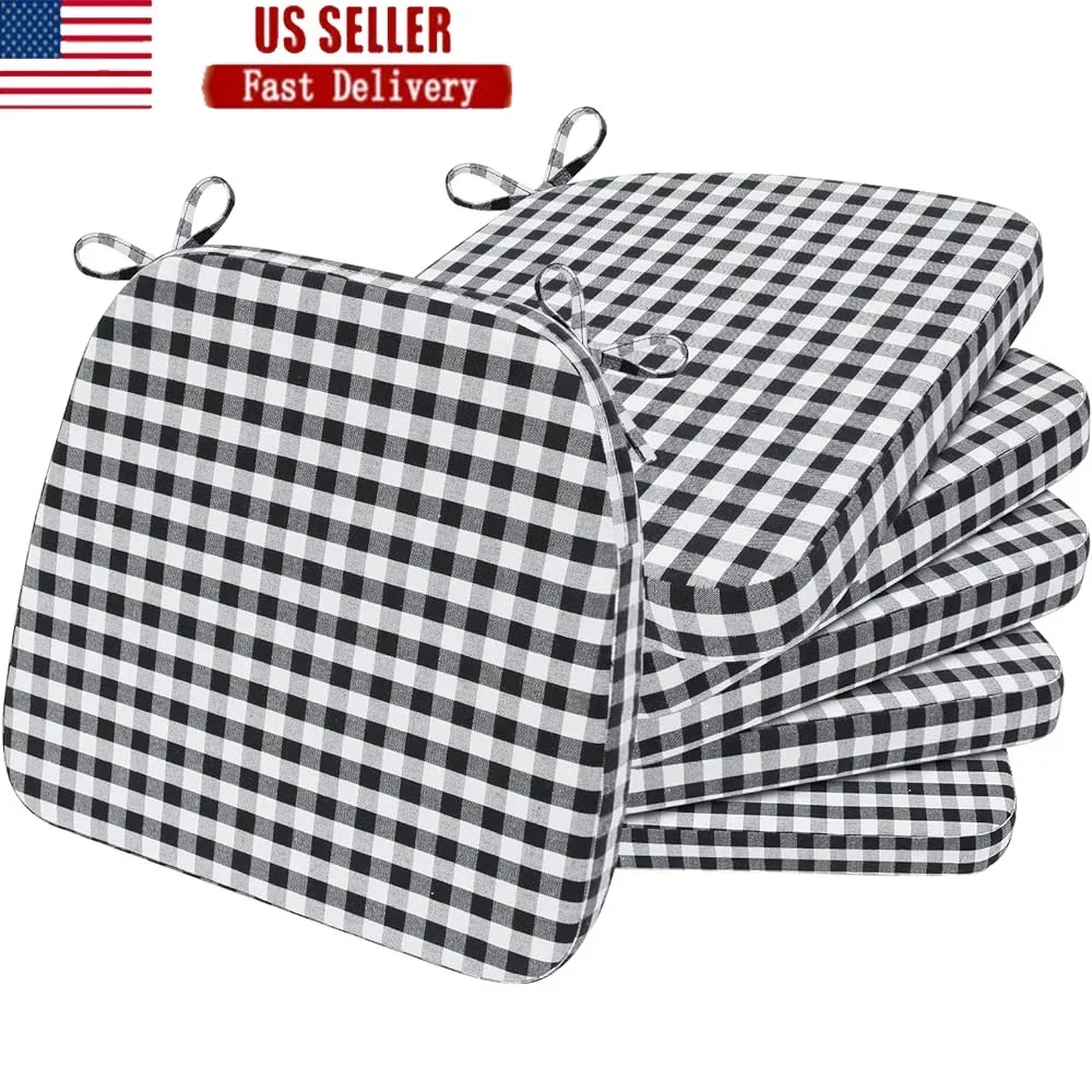 D-Shaped Chair Cushions Dining Chairs with Non-Slip Bottom Ties Removable Cover Comfy Ergonomic Support 2 Inch Thick Indoor Use
D-Shaped Chair Cushions Dining Chairs with Non-Slip Bottom Ties Removable Cover Comfy Ergonomic Support 2 Inch Thick Indoor Use