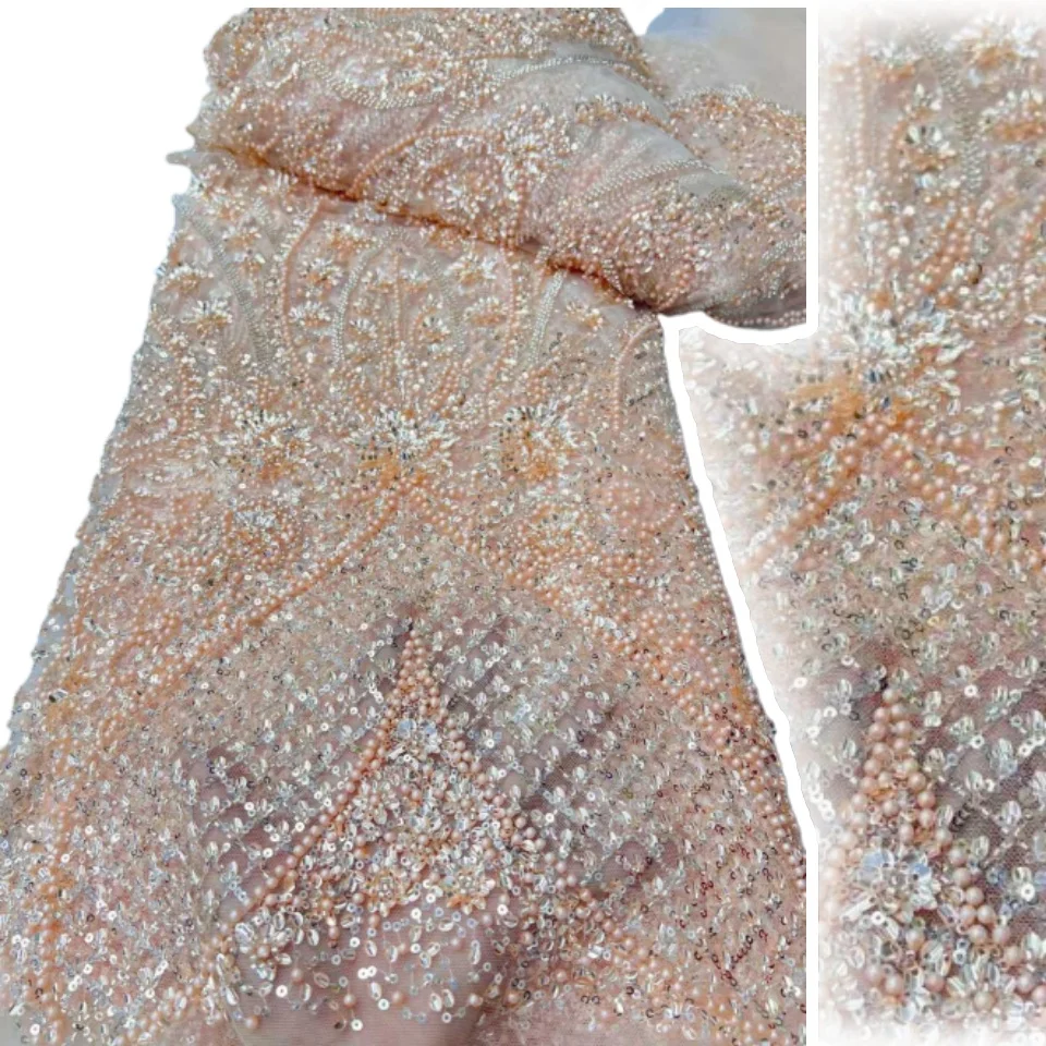 Роскошная африканская кружевная ткань, белый тюль, кружевная ткань, 2025 5 ярдов, тяжелый тюль с блестками и бисером, кружево для вечерние свадебных платьев A1697
Роскошная африканская кружевная ткань, белый тюль, кружевная ткань, 2025 5 ярдов, тяжелый тюль с блестками и бисером, кружево для вечерние свадебных платьев A1697