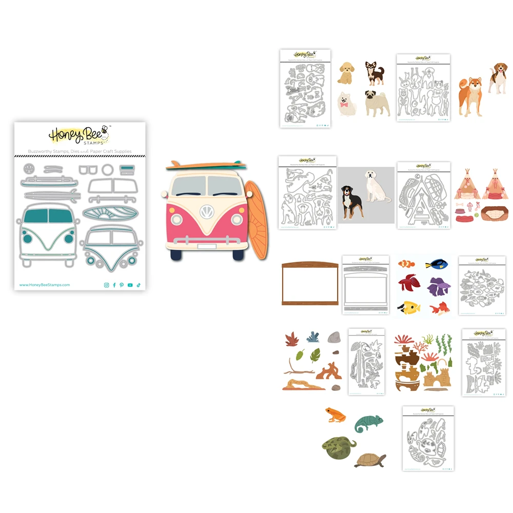 HonB Layers Beach Bound Dog Aquarium Cutting Dies for New 2025 Scrapbooking Paper Making Frame Craft Card
HonB Layers Beach Bound Dog Aquarium Cutting Dies for New 2025 Scrapbooking Paper Making Frame Craft Card