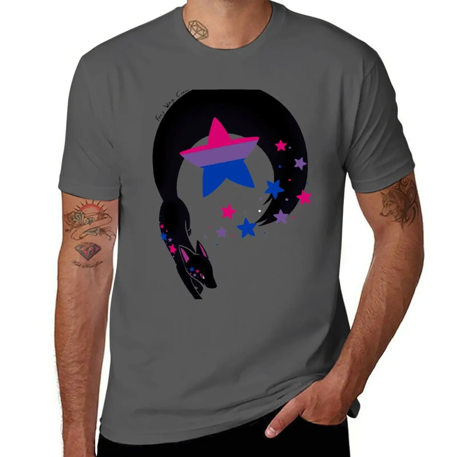 New Star Fox Bi Pride T-Shirt graphic t shirt Tee shirt Short sleeve men workout shirt
New Star Fox Bi Pride T-Shirt graphic t shirt Tee shirt Short sleeve men workout shirt