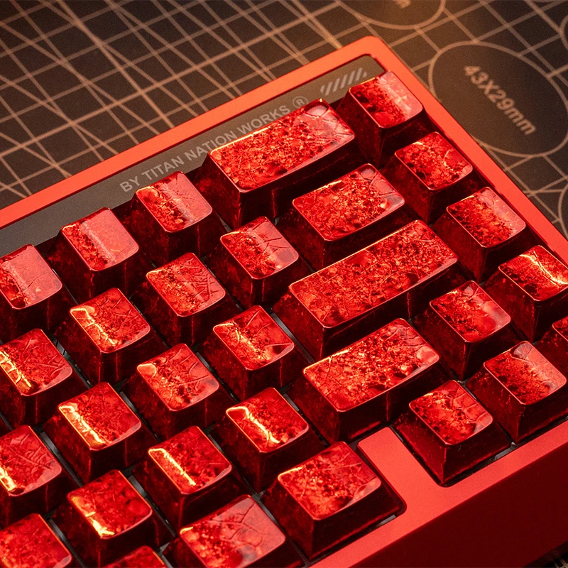 Side-engraved mechanical keycaps Succubus frost metal texture custom-made individuality original high-grade ice crystal light tr
Side-engraved mechanical keycaps Succubus frost metal texture custom-made individuality original high-grade ice crystal light tr