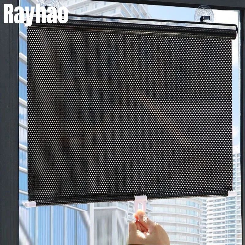 Automotive Retractable Sunshade Kitchen Office Bedroom Universal Nail-free Roller Blinds Suction Cup Sunshade Blackout Curtain
Automotive Retractable Sunshade Kitchen Office Bedroom Universal Nail-free Roller Blinds Suction Cup Sunshade Blackout Curtain