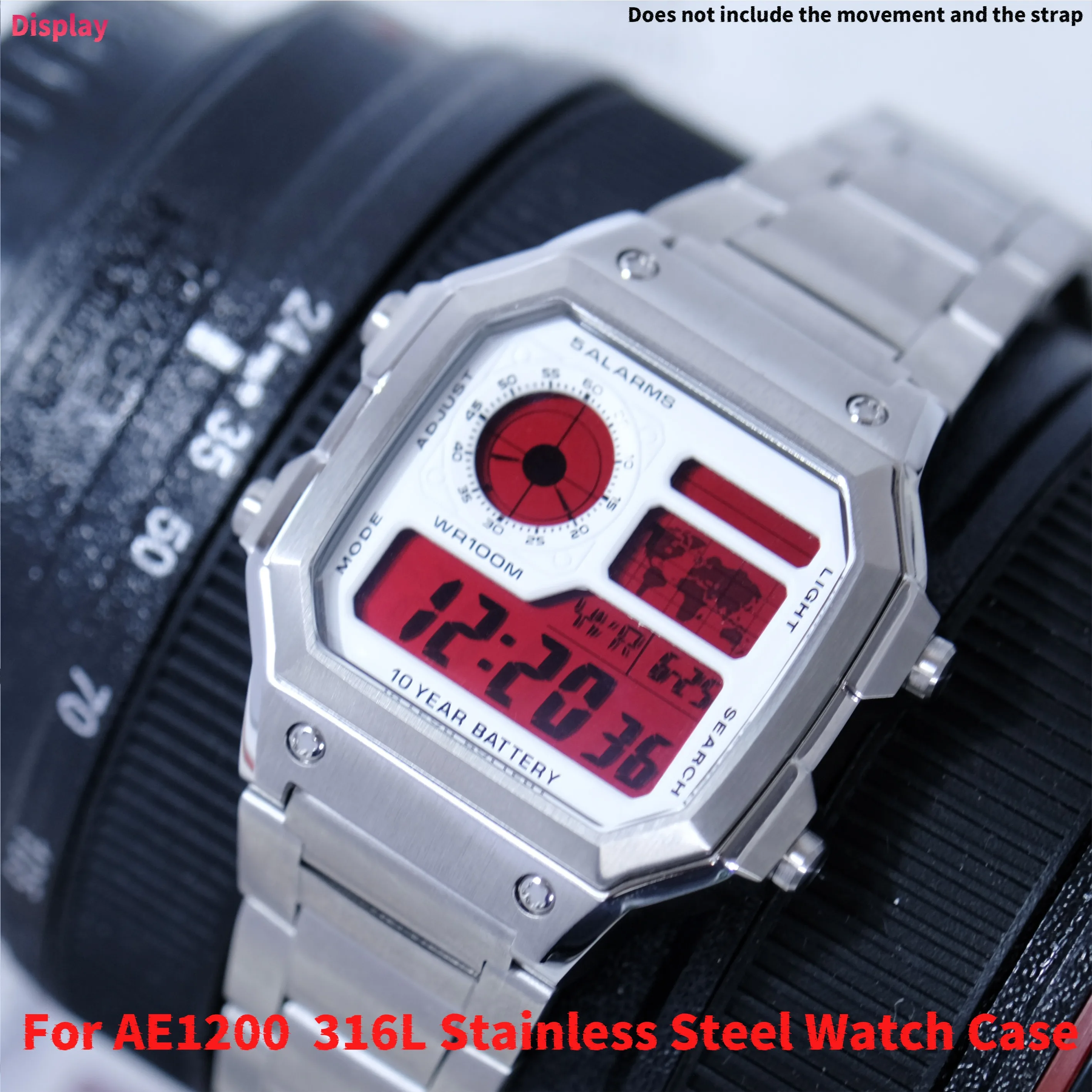 New Arrival AE1200 Case 316L Stainless Steel Watch Case Blue AR Coat Glass Waterproof Ring Fit 3299 Movement Modification Part
New Arrival AE1200 Case 316L Stainless Steel Watch Case Blue AR Coat Glass Waterproof Ring Fit 3299 Movement Modification Part