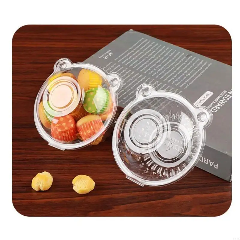 KXRC 100pcs прозрачный пластиковый одно кекс для кекса для кекса для кекса
KXRC 100pcs прозрачный пластиковый одно кекс для кекса для кекса для кекса