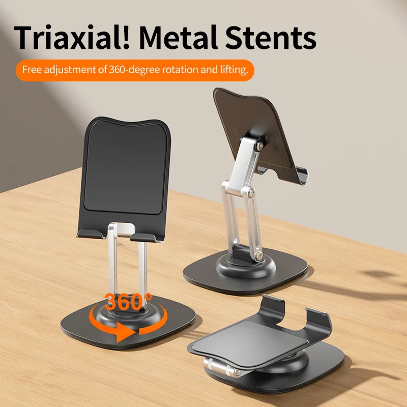 Multifunctional metal desktop mobile phone tablet holder, folding and lifting 360 ° rotation, a must for lazy live broadcast
Multifunctional metal desktop mobile phone tablet holder, folding and lifting 360 ° rotation, a must for lazy live broadcast