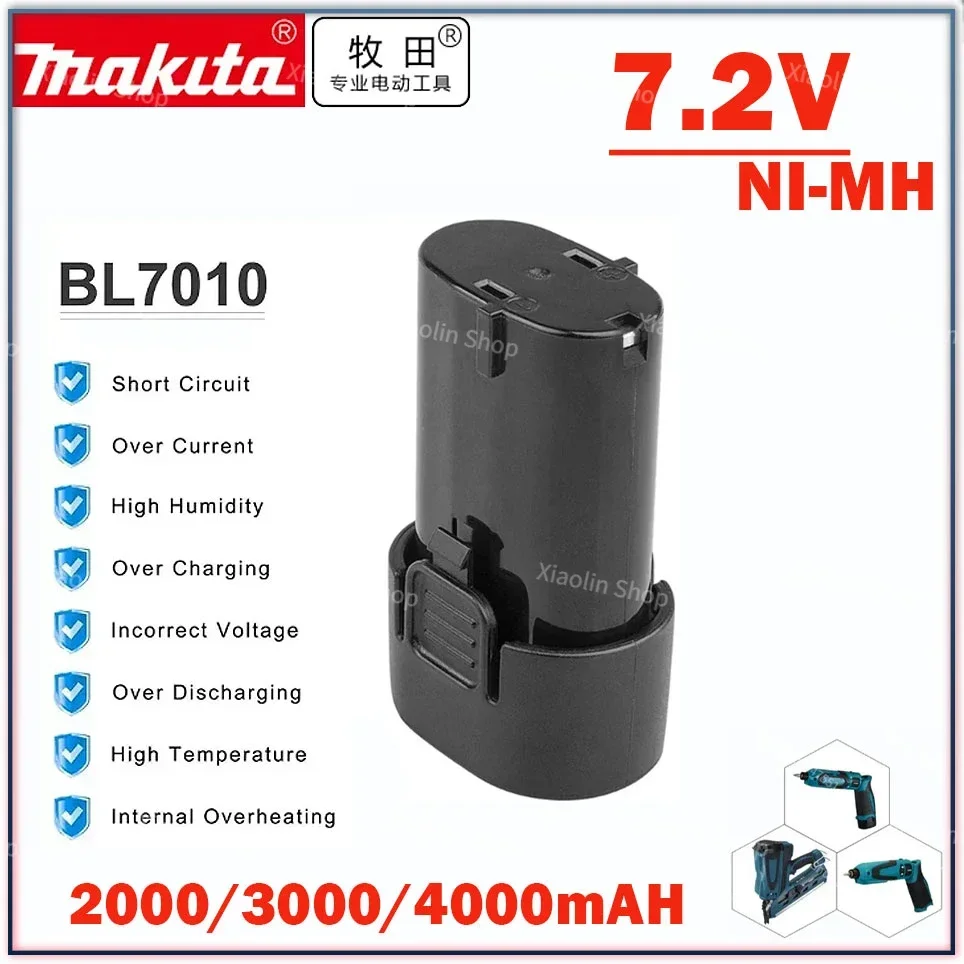 BL7010 7.2V 3000mAh Li-ion Battery Replacement Makita 194355-4 TD020 TD020D TD020DS DF330D ML704 TD090D Power Tools
BL7010 7.2V 3000mAh Li-ion Battery Replacement Makita 194355-4 TD020 TD020D TD020DS DF330D ML704 TD090D Power Tools