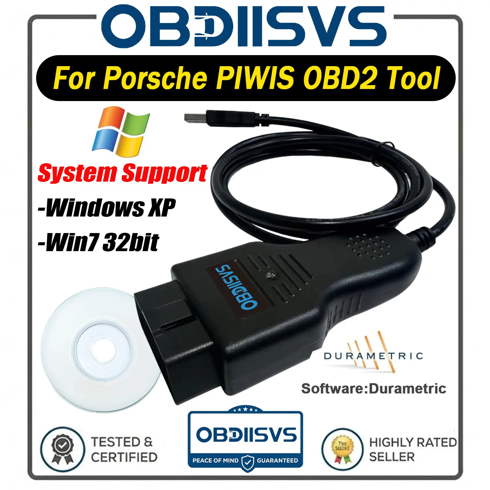 OBD2 Diagnostic Tool For Porsche PIWIS With Durametric Code Reader for 911 Turbo/Carrera, Boxster, Cayenne, Cayman OBD2 Scanner
OBD2 Diagnostic Tool For Porsche PIWIS With Durametric Code Reader for 911 Turbo/Carrera, Boxster, Cayenne, Cayman OBD2 Scanner
