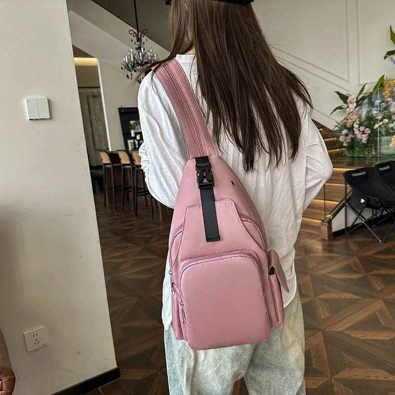 New Fashion Multi Pockets Chest Sling Backpack Bag Waterproof Unisex Crossbody Bags College Men Women Small Rucksack for Travel
New Fashion Multi Pockets Chest Sling Backpack Bag Waterproof Unisex Crossbody Bags College Men Women Small Rucksack for Travel