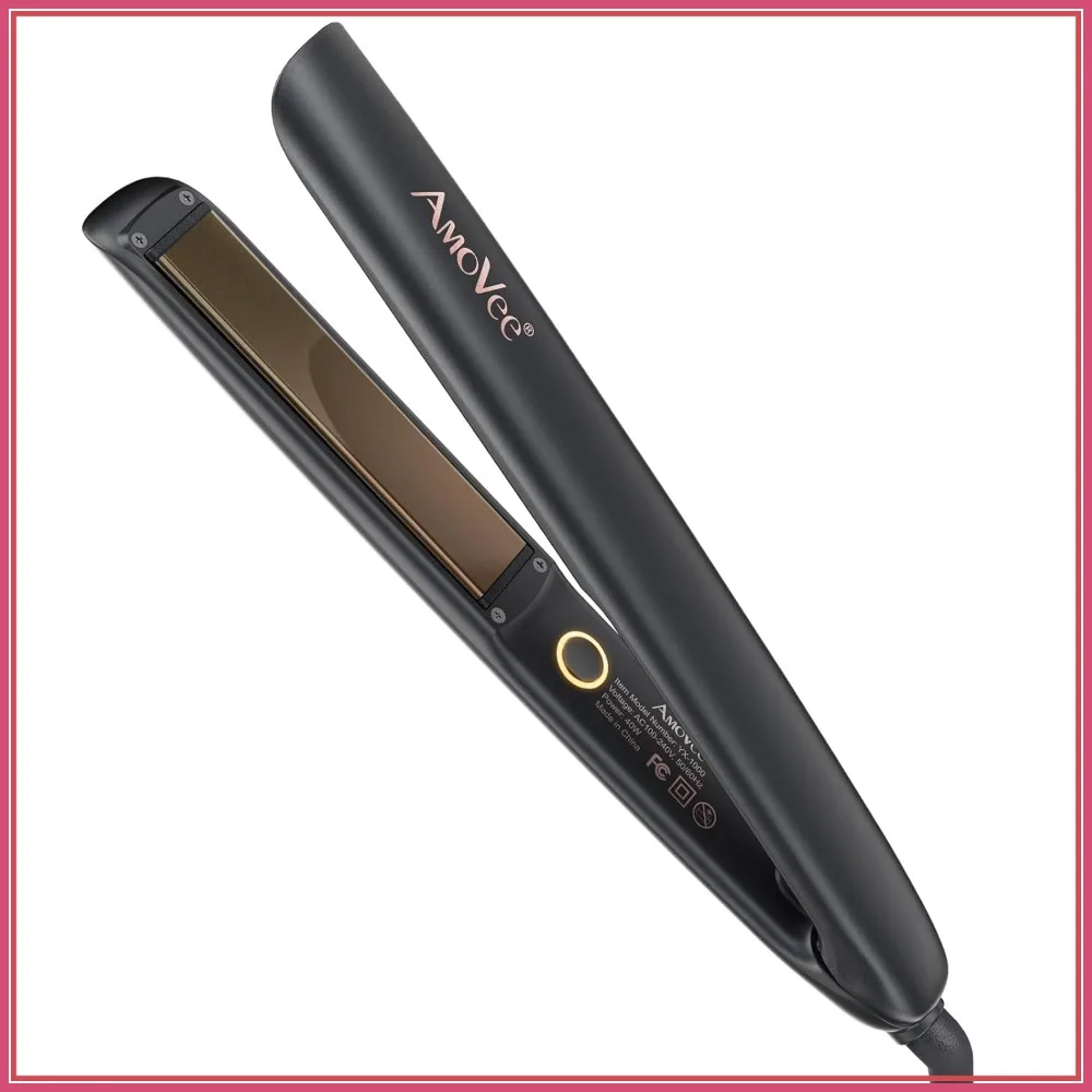 2-in-1 Hair Straightener & Curler, 15s Fast Heat, Dual Voltage Ceramic Flat Iron for Silky Hair
2-in-1 Hair Straightener & Curler, 15s Fast Heat, Dual Voltage Ceramic Flat Iron for Silky Hair