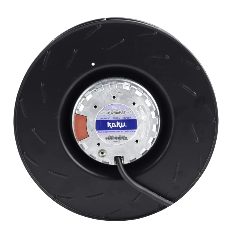 KU220AHA2 All Metal Centrifugal Turbine Fan 220-240V 0.45/0.57A 220x220x71mm Industrial Cabinet Equipment Cooling Fan
KU220AHA2 All Metal Centrifugal Turbine Fan 220-240V 0.45/0.57A 220x220x71mm Industrial Cabinet Equipment Cooling Fan