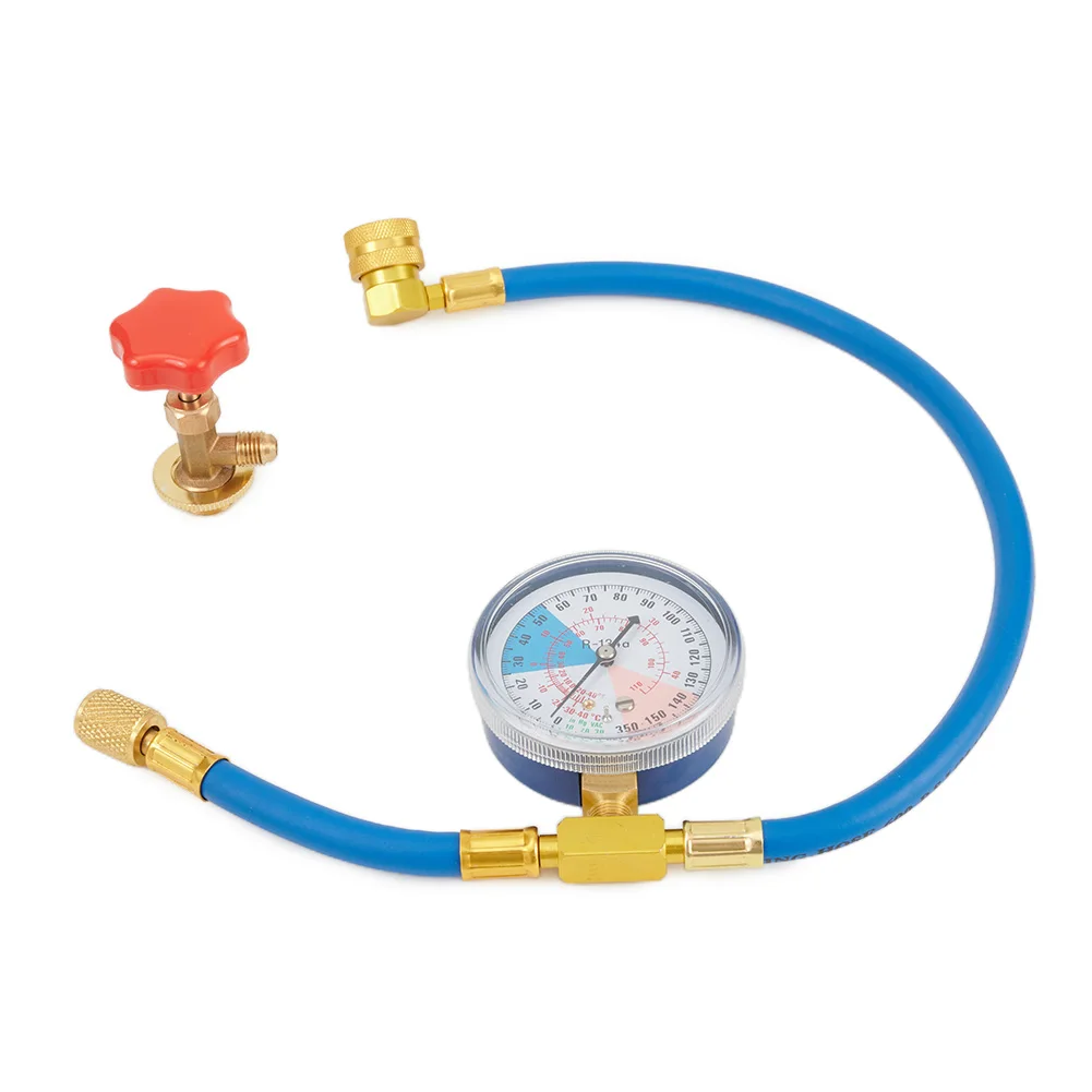 1 PCS Recharge Hose With Gauge For R134A For M14 A/C Car Air Conditioning Recharge Measuring Hose Gauge Hose Kit
1 PCS Recharge Hose With Gauge For R134A For M14 A/C Car Air Conditioning Recharge Measuring Hose Gauge Hose Kit